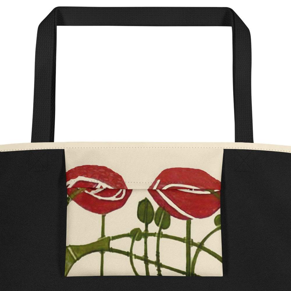 Mackintosh Art Nouveau Roses Tote Bag LARGE