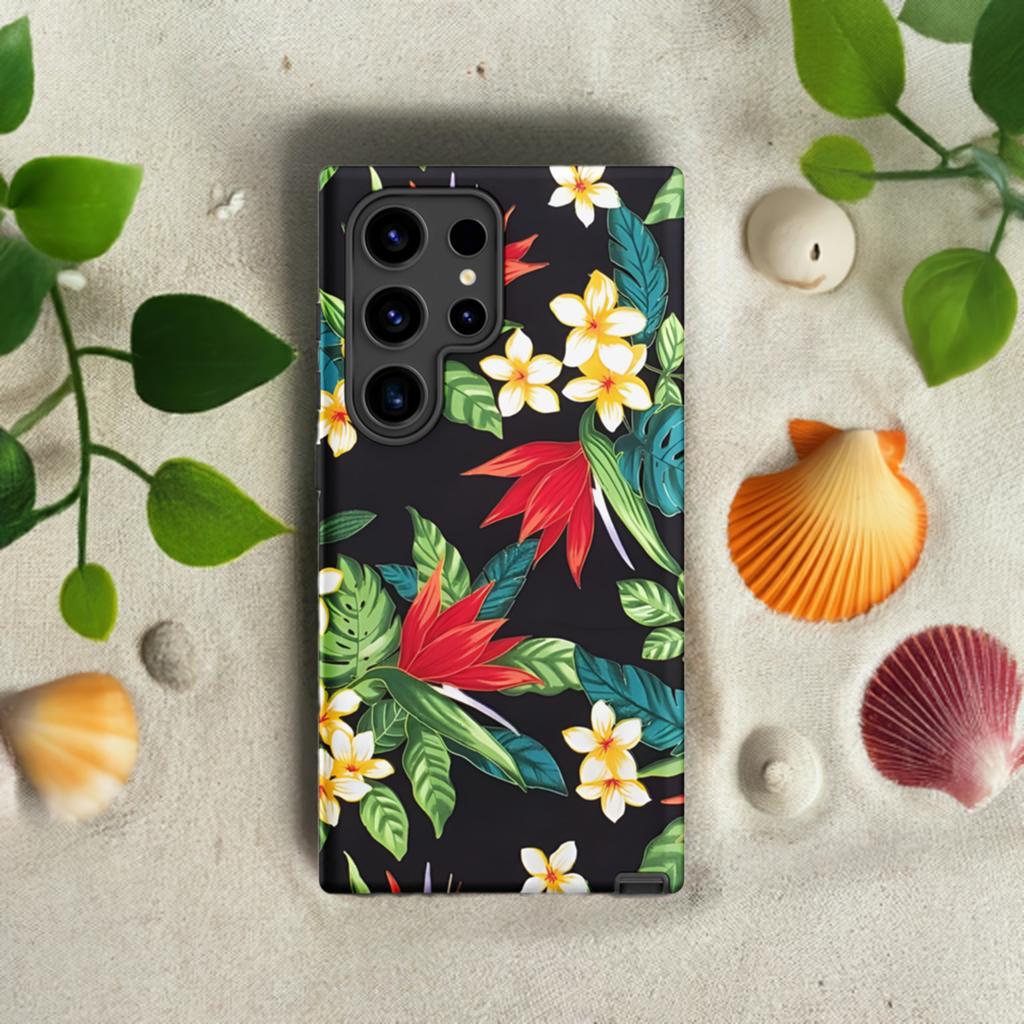 Hawaiian Tropical Floral Print Tough case for SamsungĀ®