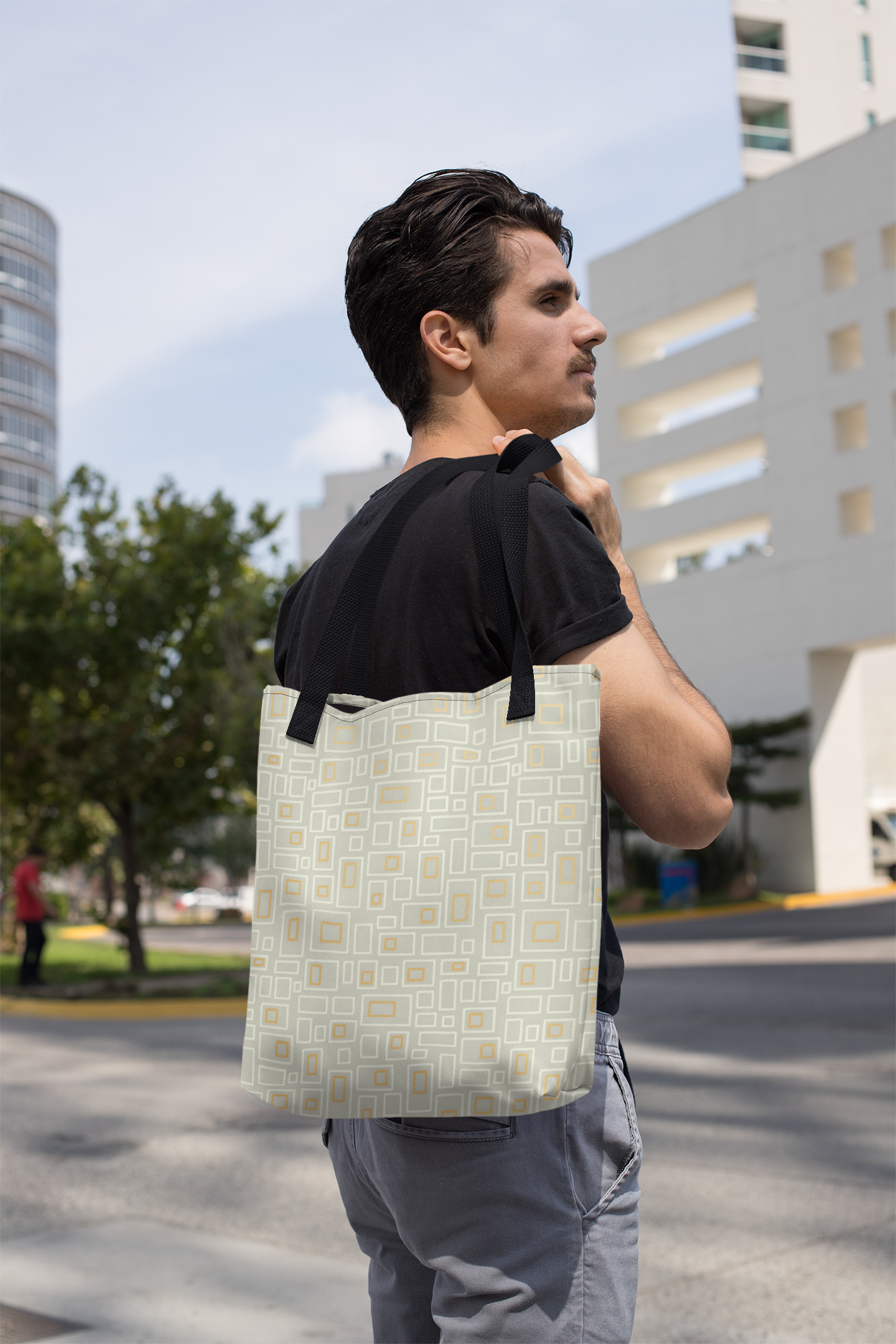 Cuadra Mid Century Modern Tote bag MEDIUM