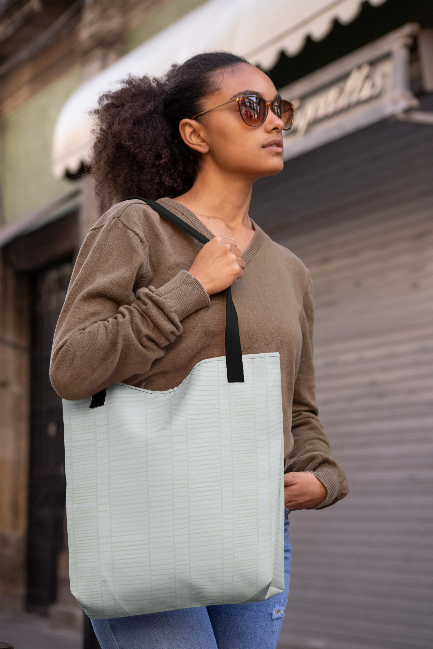 Brunner Mid Century Mod Style Tote bag MEDIUM