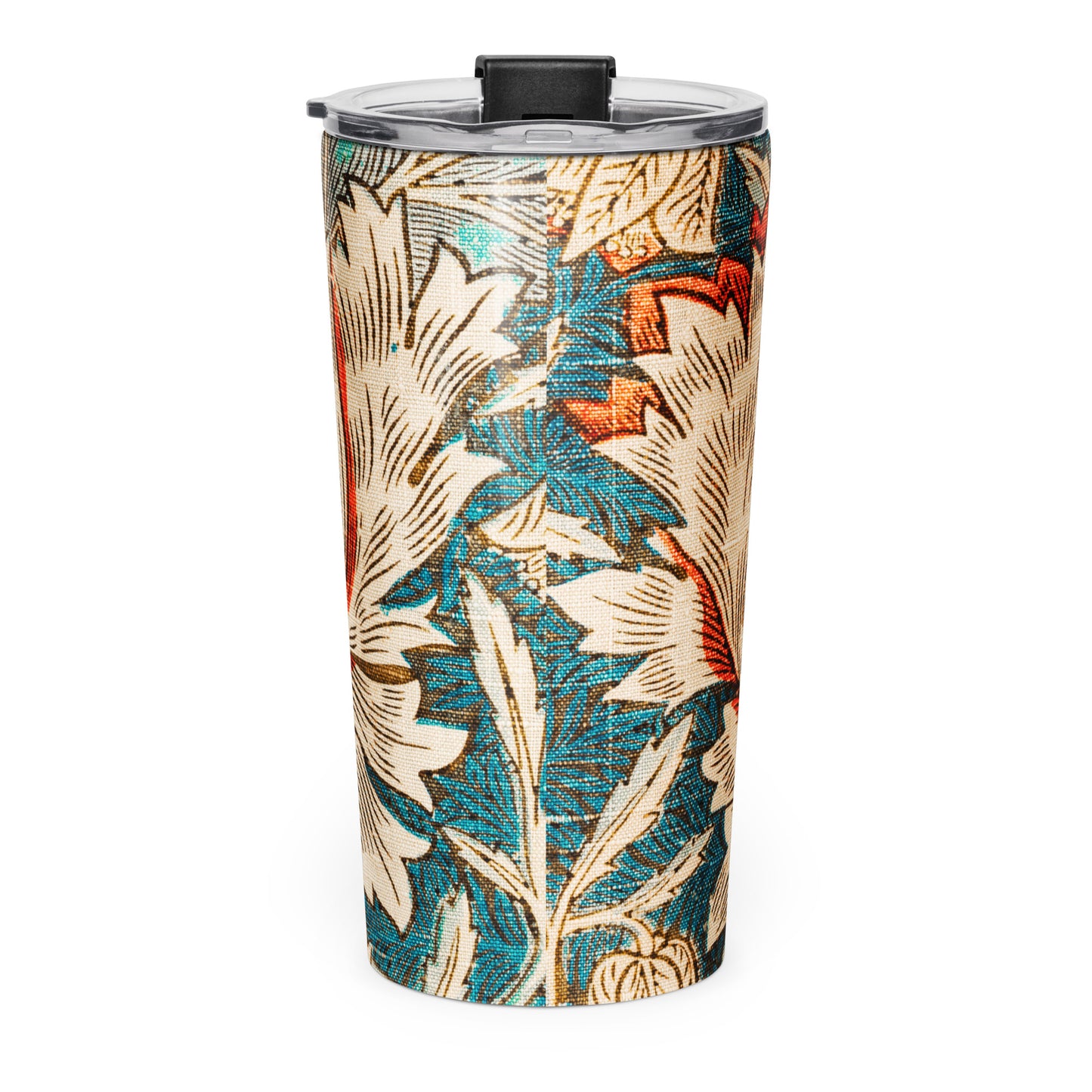 William Morris' Honeysuckle Floral Print Tapered stainless steel tumbler