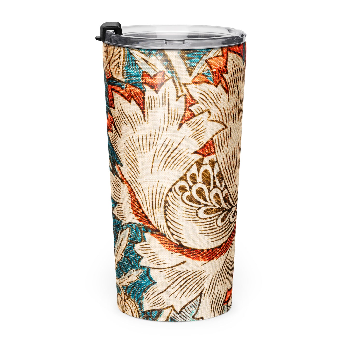 William Morris' Honeysuckle Floral Print Tapered stainless steel tumbler