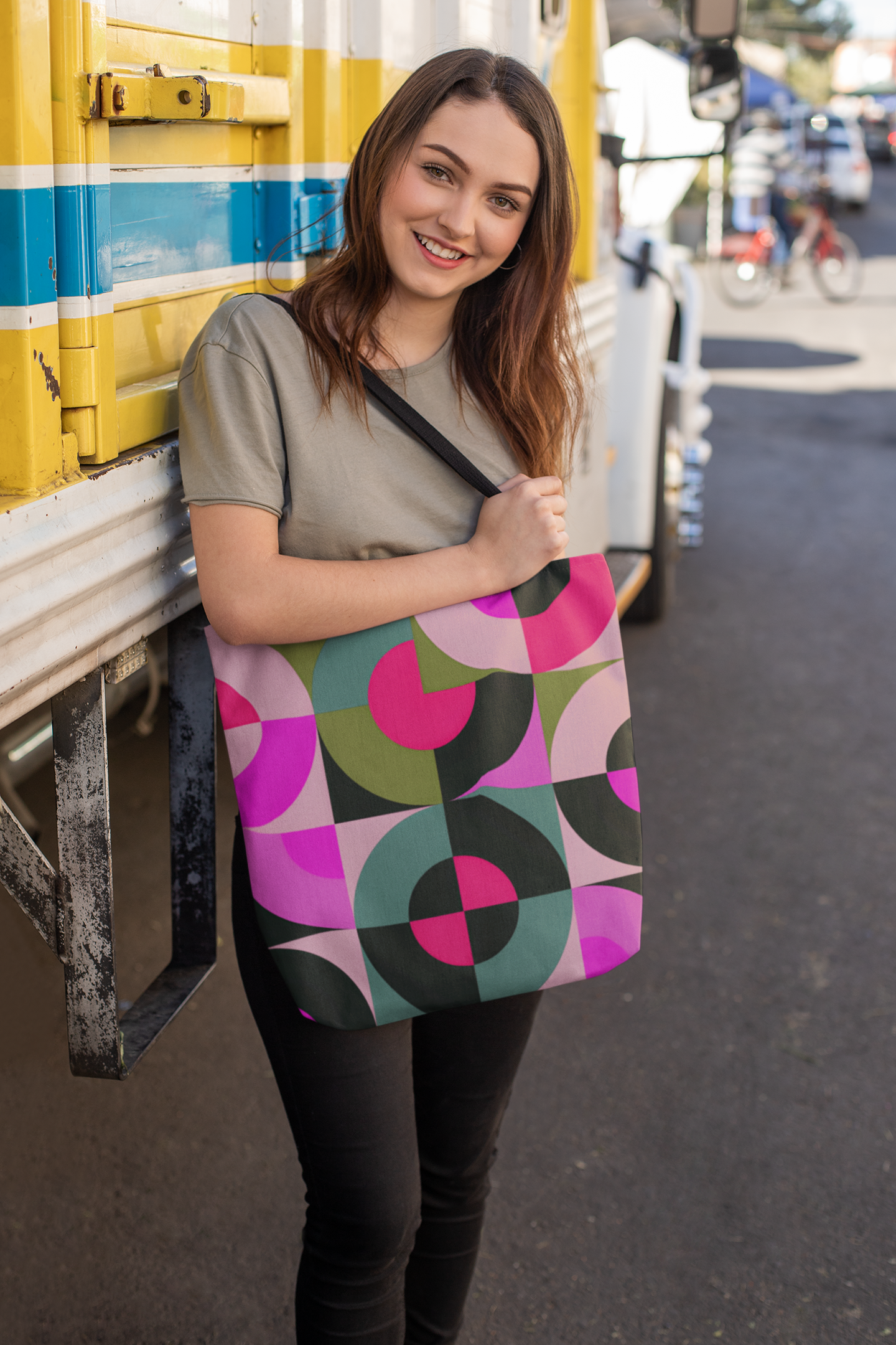 Squark Mid Century Modern Style Tote bag MEDIUM