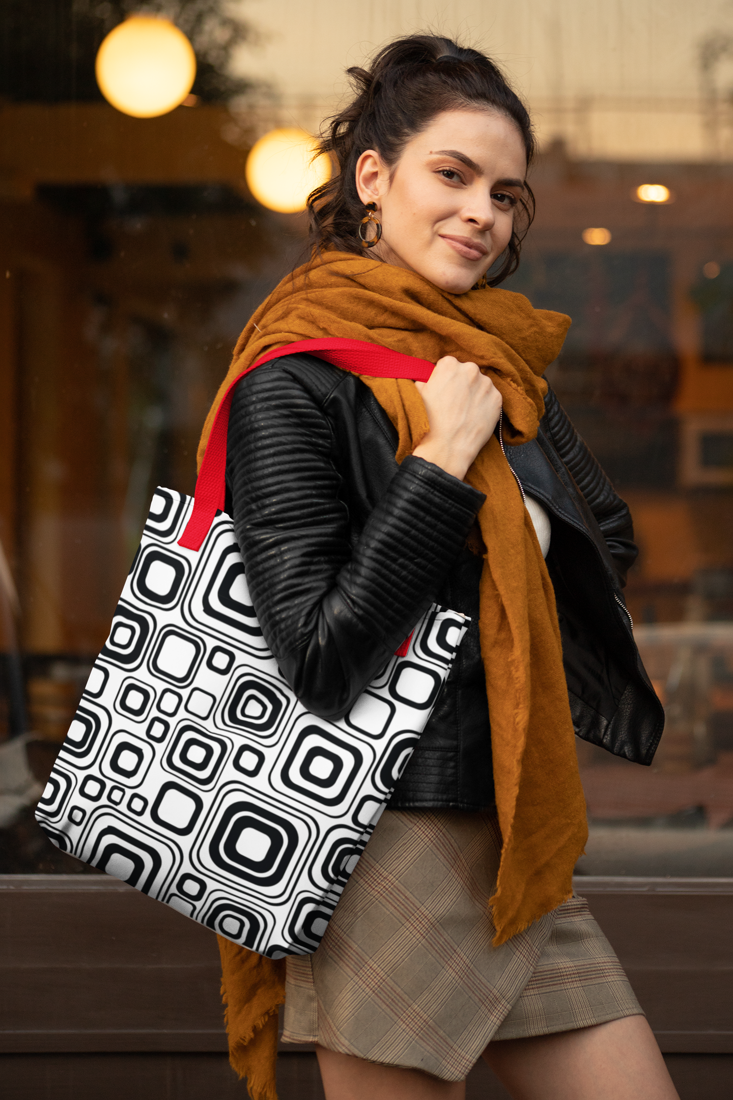 Piedmont Mid Century Modern Style Tote bag MEDIUM