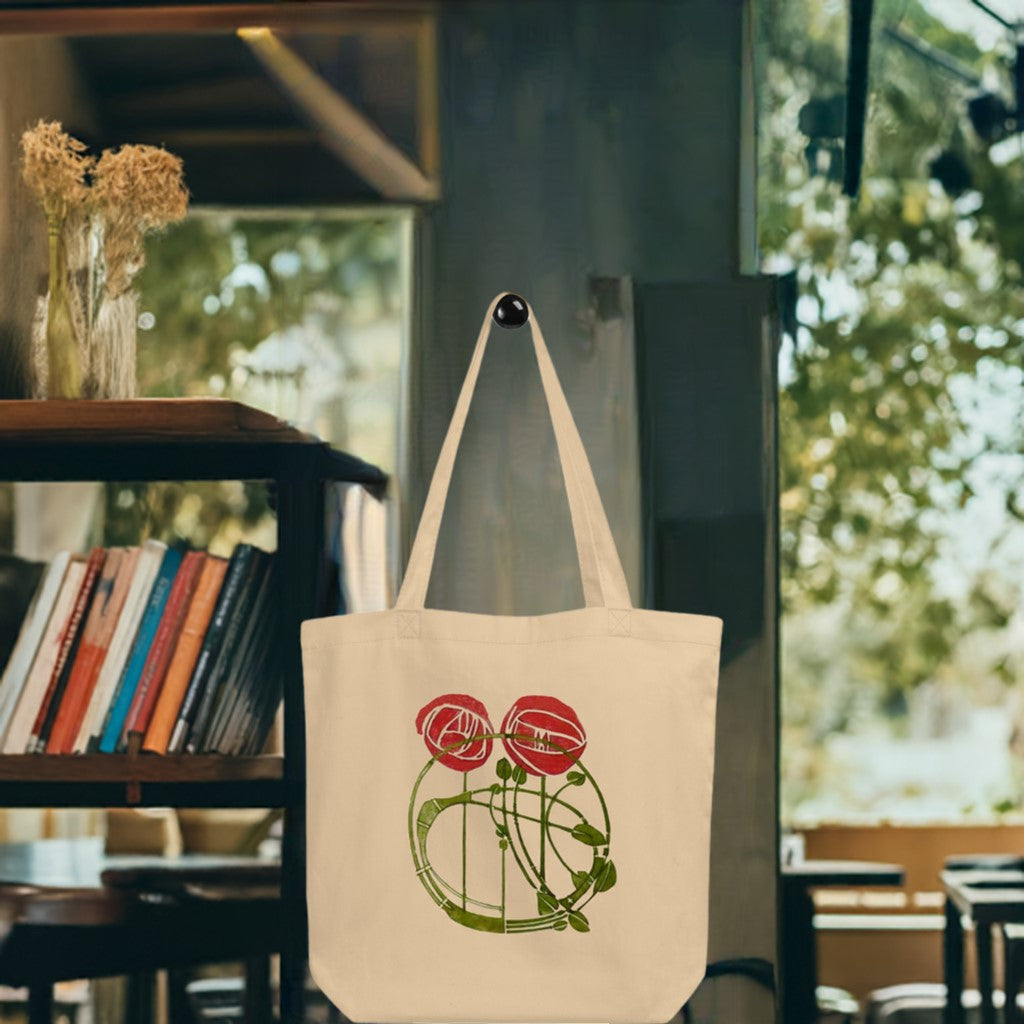 Mackintosh Art Nouveau Roses Eco Tote Bag