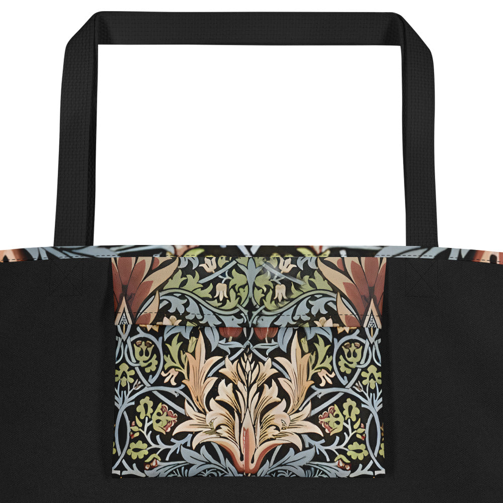 William Morris Snakehead Textile Print Tote bag LARGE