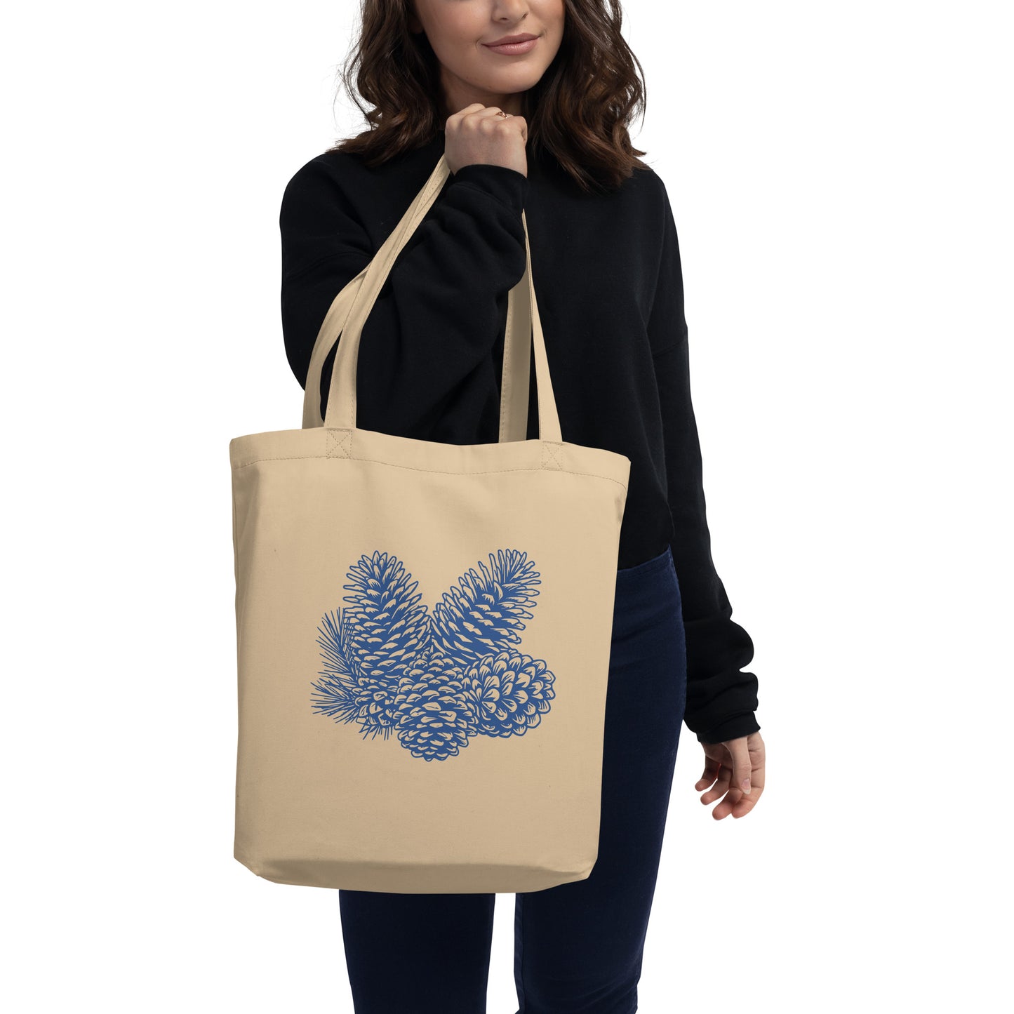 Pine Cones Winter Seasonal Design Eco Tote Bag