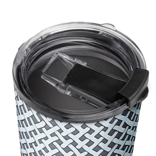 Skreen Mid-Century Modern Textile Design Tapered stainless steel tumbler