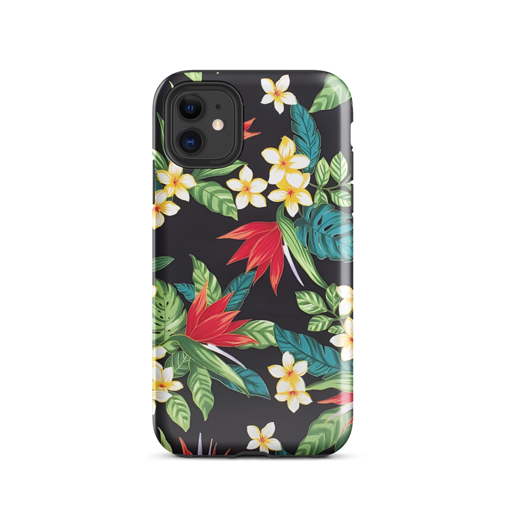 Hawaiian Tropical Floral Print Tough Case for iPhone® – Paper Kite Design Hawaiian Tropical Floral Print Tough Case for iPhone® – Paper Kite Design