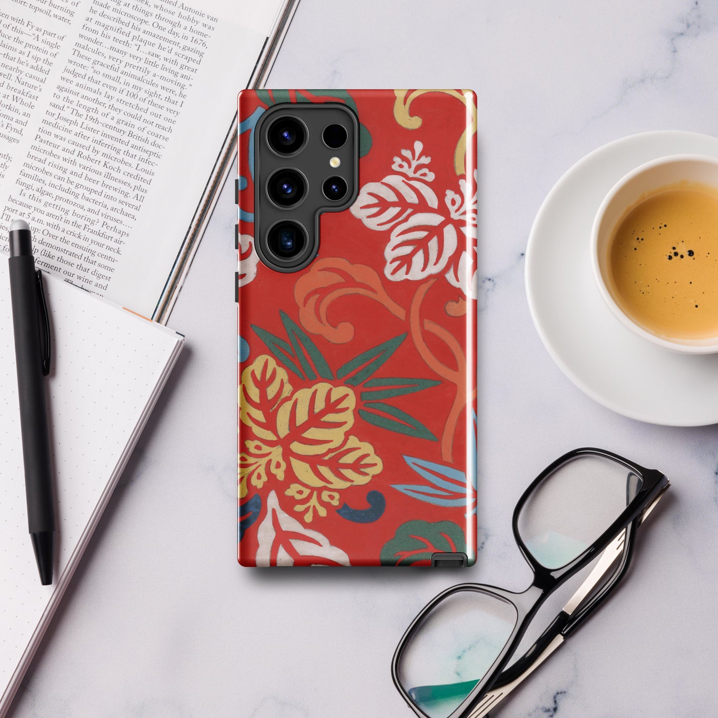 Pawlonia Arabesque Vintage Floral Pattern Tough case for Samsung®