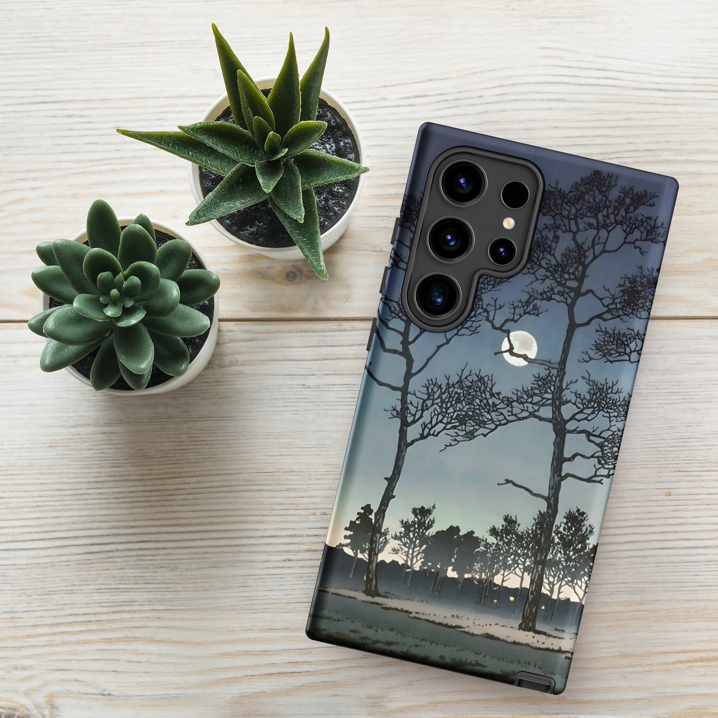 Winter Moon Vintage Japanese Print Tough case for Samsung®
